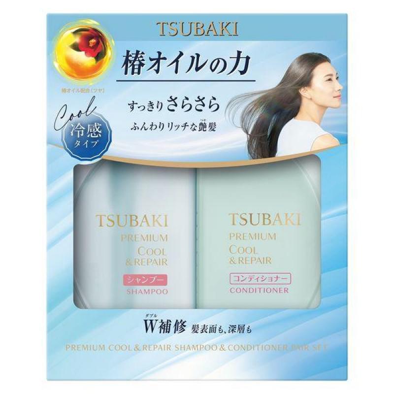 
                      
                        SHISEIDO TSUBAKI Premium Cool Hair set 资生堂丝蓓绮高级清凉修复洗护套装 490mL+490mL
                      
                    