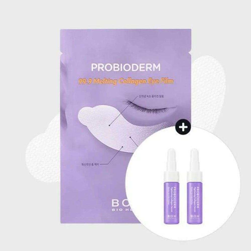 BIOHEAL BOH Probioderm 99.9 Melting Collagen Eye Film Special Set 百析栢胶原蛋白局部护理紧致眼贴 10片