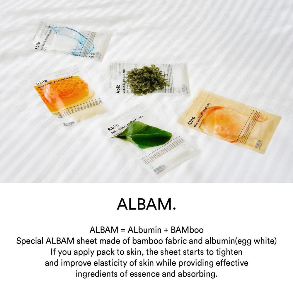 
                      
                        Abib Mild Acidic PH Sheet Mask- Heartleaf Fit 阿彼芙弱酸性鱼腥草镇定消炎面膜
                      
                    