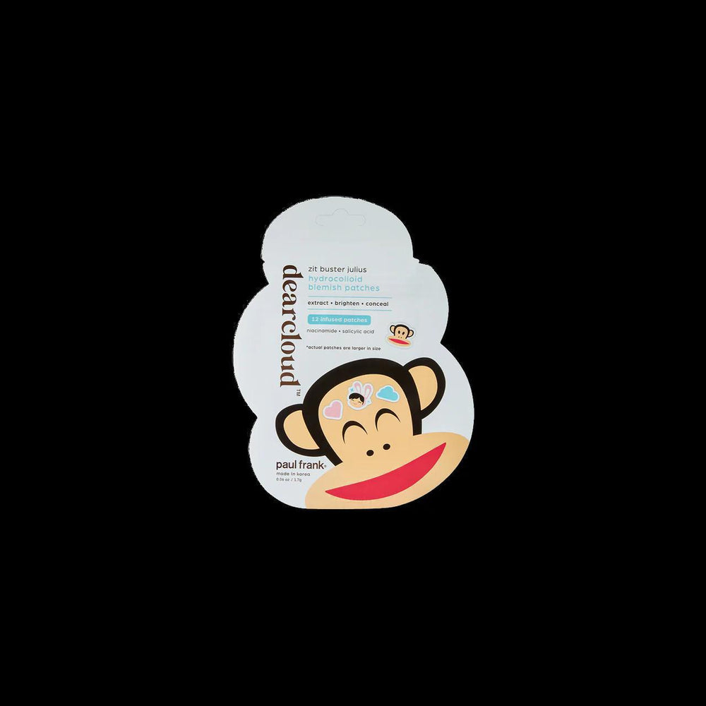 
                      
                        Dearcloud Paul Frank Zit Buster Julius Hydrocolloid Blemish Patches 韩国Dearcloud大嘴猴水胶体祛痘贴
                      
                    