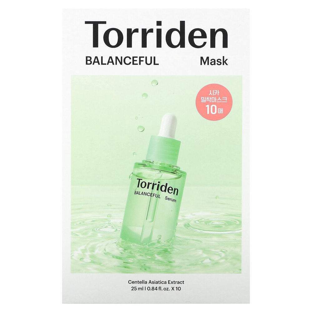 
                      
                        Torriden Balanceful Cica Mask Pack 积雪草保湿镇静面膜 10片
                      
                    