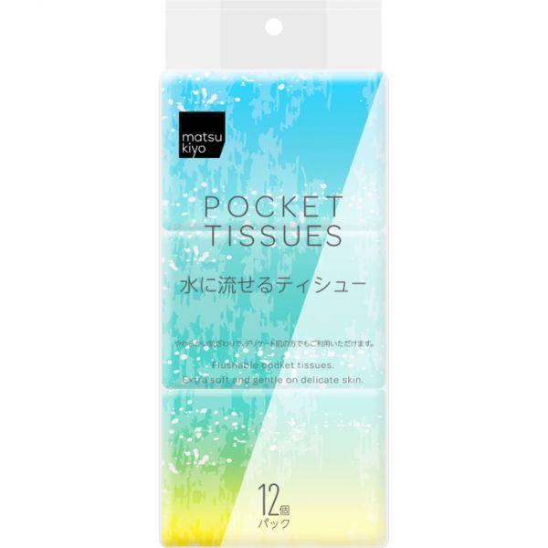 Colours Argelan MATSUMOTOKIYOSHI FLUSHABLE TISSUE 12P   松本清方便纸巾12片