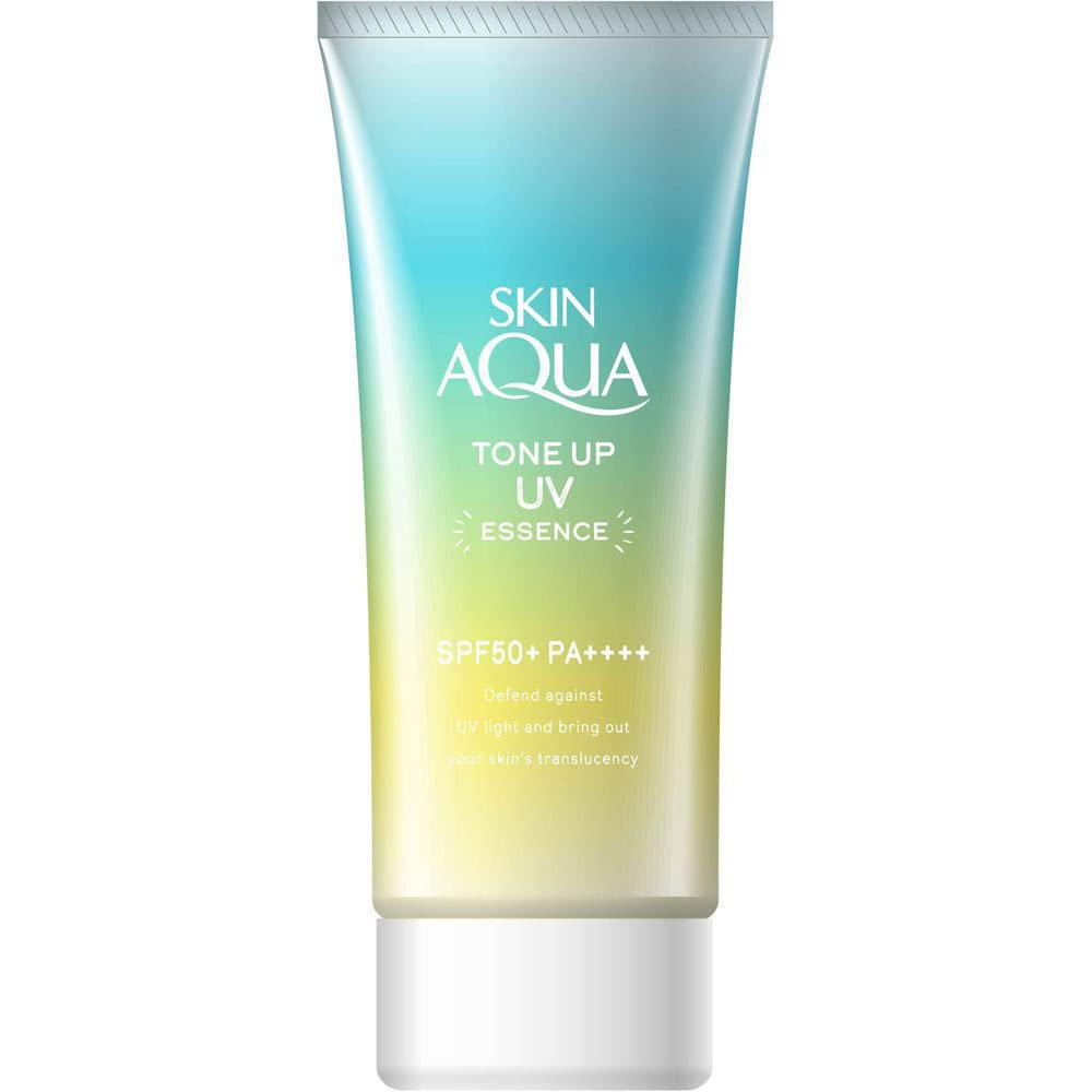 Rohto Mentholatum Skin Aqua Tone Up UV SPF50+ PA++++ 乐敦曼秀雷敦舒缓提亮防晒霜 80g