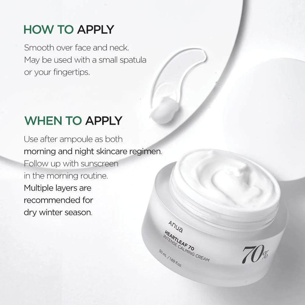 
                      
                        ANUA Heartleaf 70% Intense Calming Cream 韩国ANUA强效舒缓霜 50mL
                      
                    