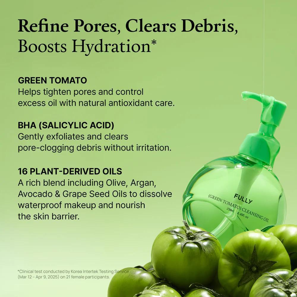 
                      
                        FULLY Green Tomato Cleansing Oil 韩国FULLY青番茄卸妆油 250mL
                      
                    