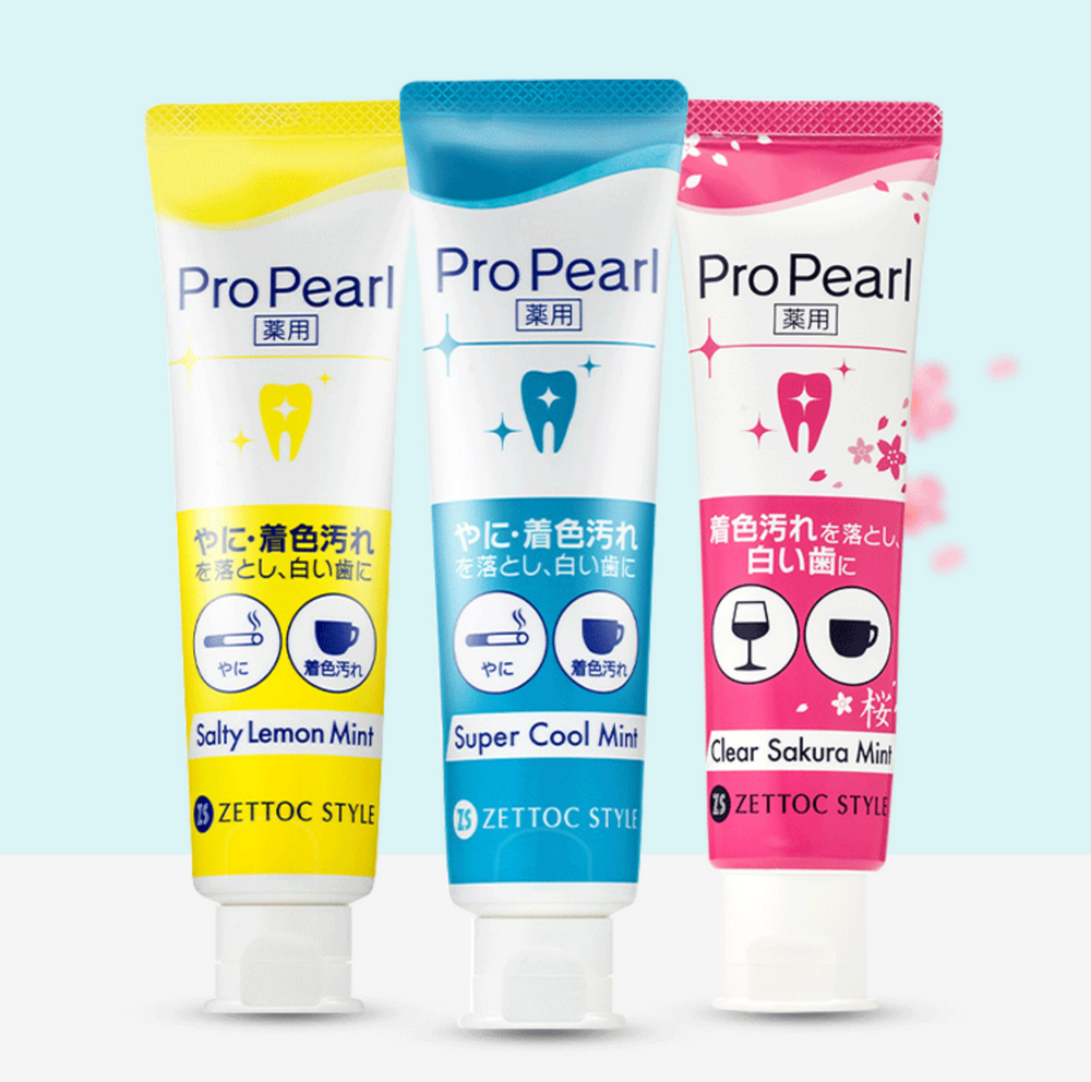 Zettoc Toothpaste ProPearl 泽托克去黄去烟渍美白牙膏 100g