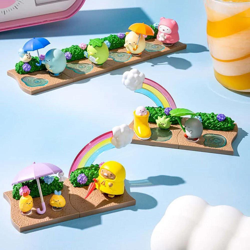 Re-Ment Sumikkogurashi Walking on a Rainy Day Blind Box 角落生物雨天漫步盲盒