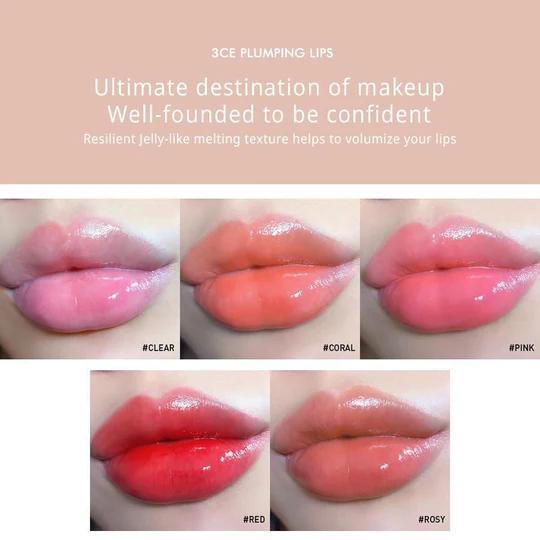 
                      
                        3CE Stylenanda Plumping Lips 三熹玉晶冻唇膏 2.4g
                      
                    