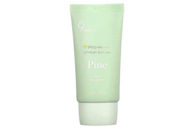 9Wishes Lightweight Sunscreen 韩国娜薇丝松木轻盈防晒霜 SPF50+PA++++ 50mL