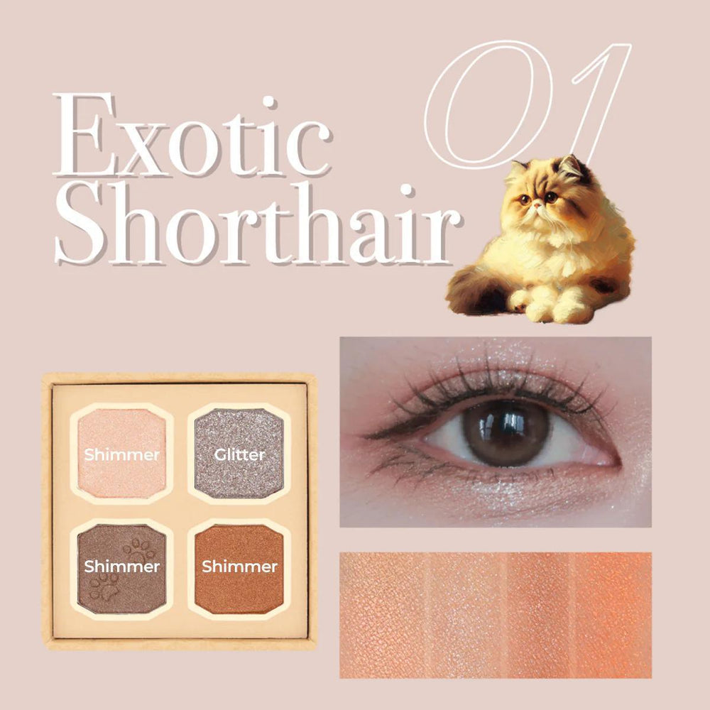 
                      
                        MilleFée My Kitty Eyeshadow palette 米勒菲我的小猫咪眼影盘 3.2g
                      
                    