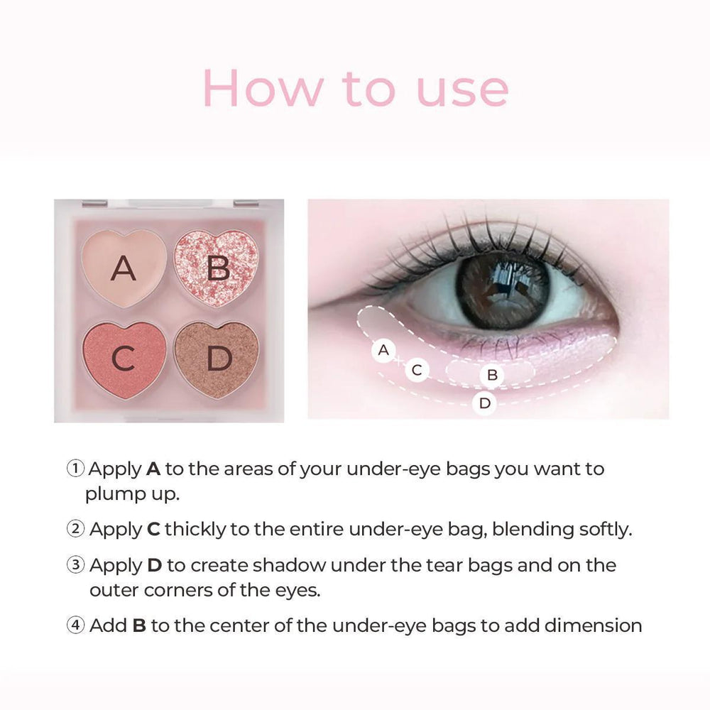 
                      
                        Milerée Under Eye Glam palette 米勒菲魅力眼影盘
                      
                    