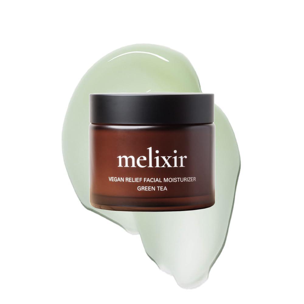 Melixir Vegan Relief Facial Moisturizer Green Tea 韩国Melixir纯素舒缓面部保湿面霜 80mL