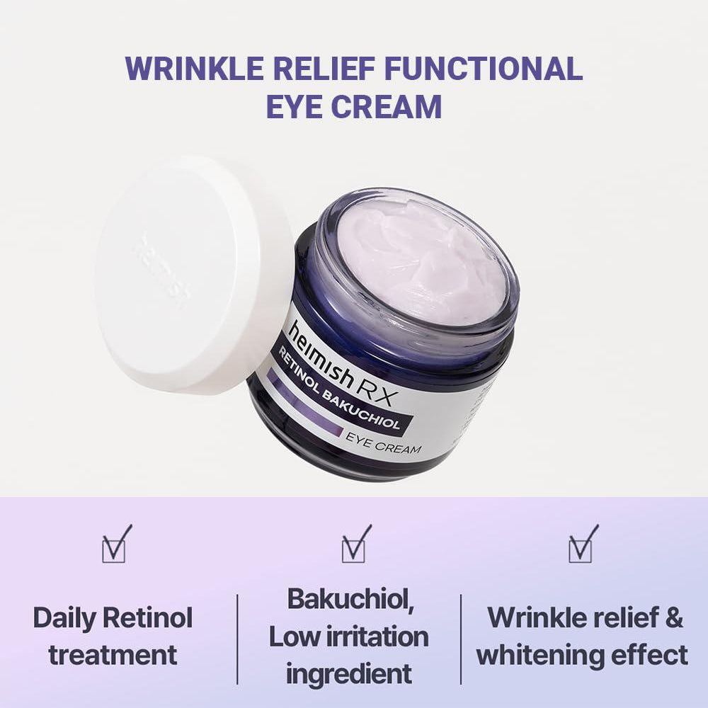 
                      
                        Heimish RX Retinol Bakuchiol Eye Cream 韩国Heimish视黄醇补骨脂酚眼霜 30mL
                      
                    