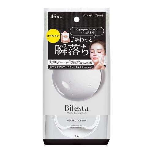 Mandom Bifesta Micellar Cleansing Sheet Perfect Clear 漫丹卸妆清洁湿巾 46片