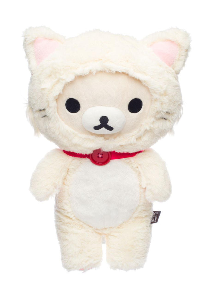 
                      
                        San-X Korilakkuma White Cat 日本San-X 白色猫咪服装小白熊 Small 13.5in
                      
                    