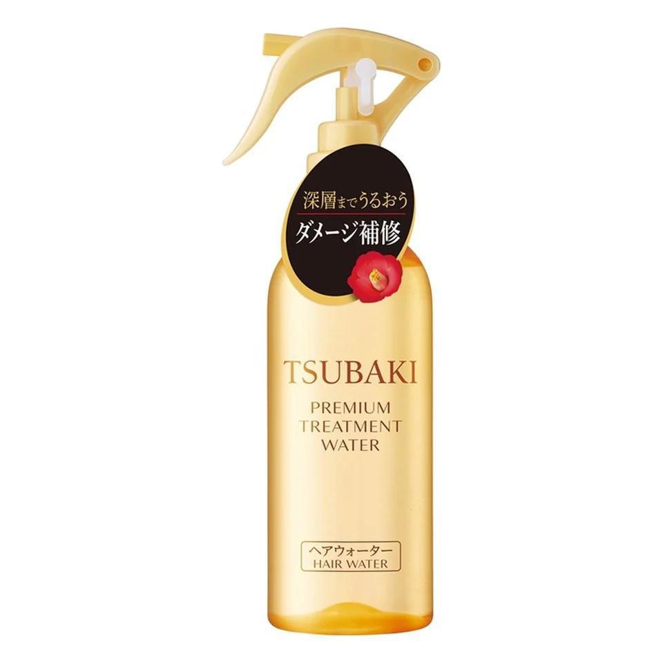 SHISEIDO TSUBAKI Premium Treatment Water Hair Water 资生堂丝蓓绮椿花高级修护免洗护发水 210mL