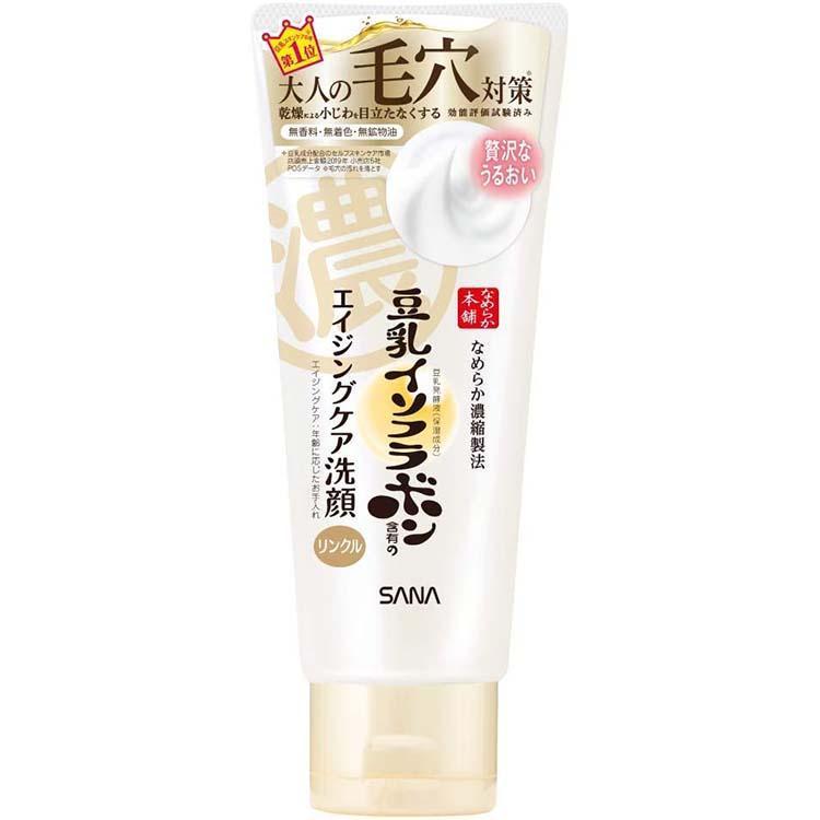 Sana Nameraka Isoflavone Aging Care Cleanser 莎娜豆乳美肤紧致润泽洗面奶150ml