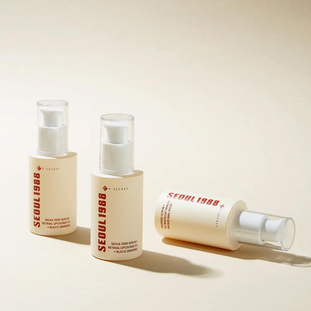 
                      
                        K-SECRET SEOUL 1988 Serum - Retinal Liposome 2% + Black Ginseng 韩国K-SECRET1988精华液2%视黄醇+黑参 30mL
                      
                    