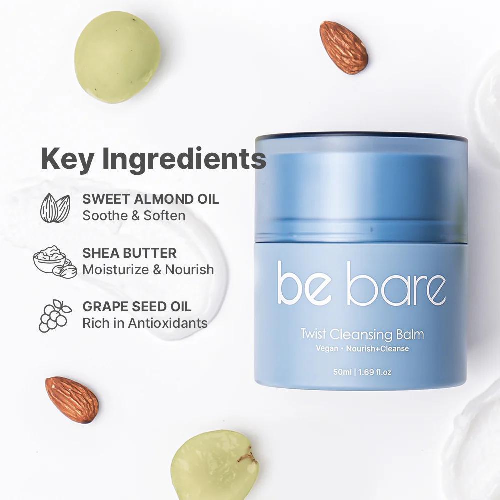 
                      
                        Naisture Bebare Twist Cleansing Balm 韩国Naisture卸妆膏 50mL
                      
                    
