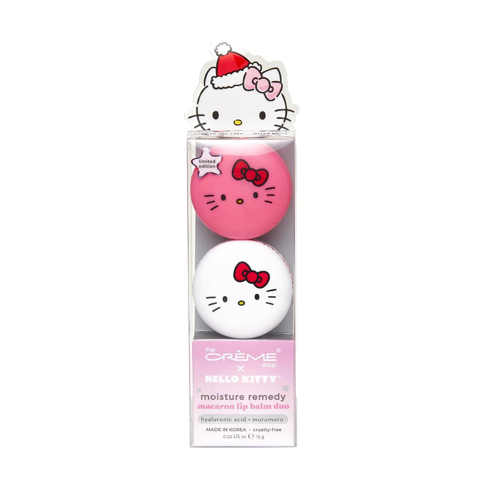 
                      
                        The Creme Shop X Sanrio Holiday 2023 Macaron Lip Balm Duo (Mixed Berry & Icing on the Cake) 三丽鸥联名马卡龙双色润唇膏（混合浆果和蛋糕上的糖霜）
                      
                    