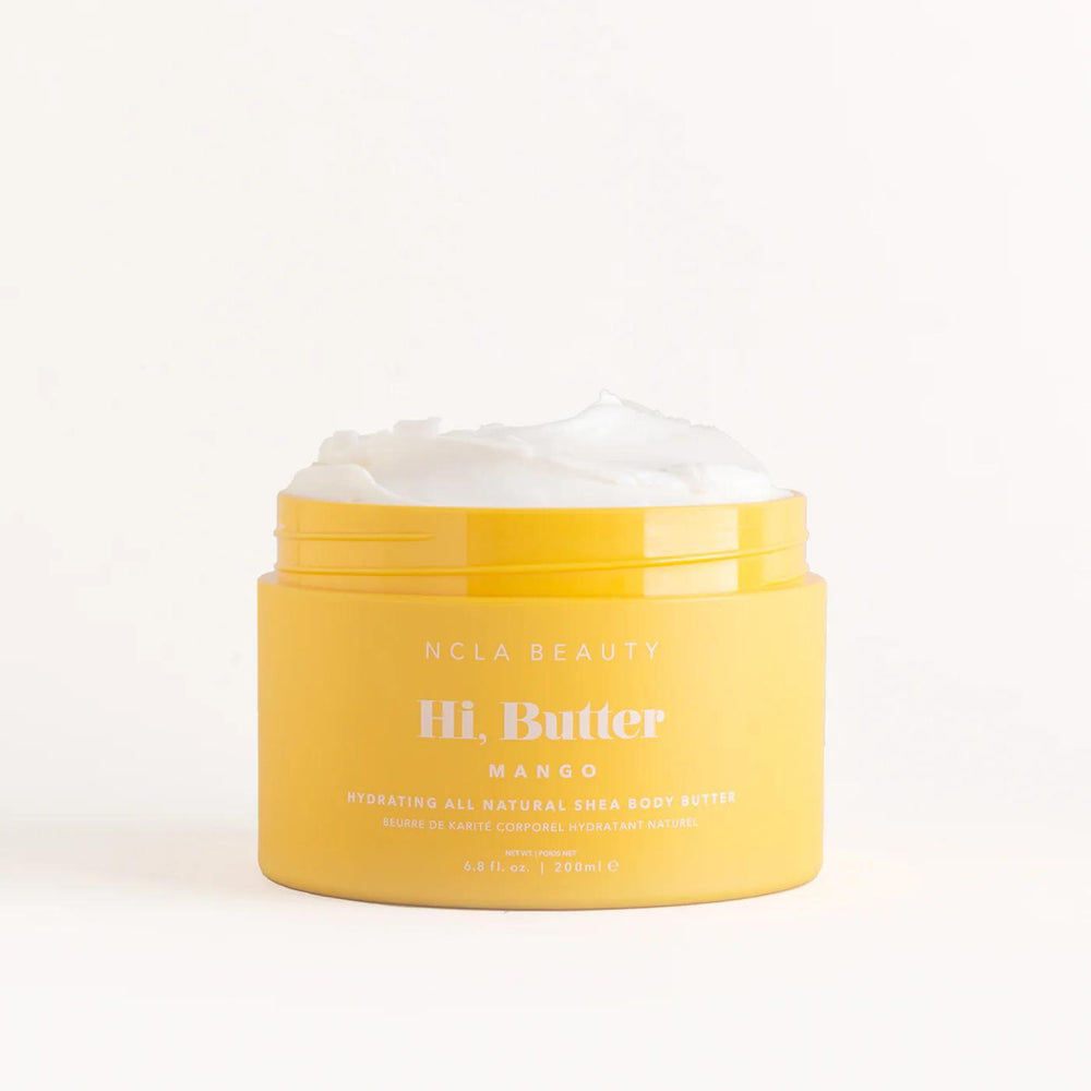 NCLA Beauty Hi, Butter All Natural Shea Body Butter - Mango 全天然乳木果身体润肤霜-芒果味