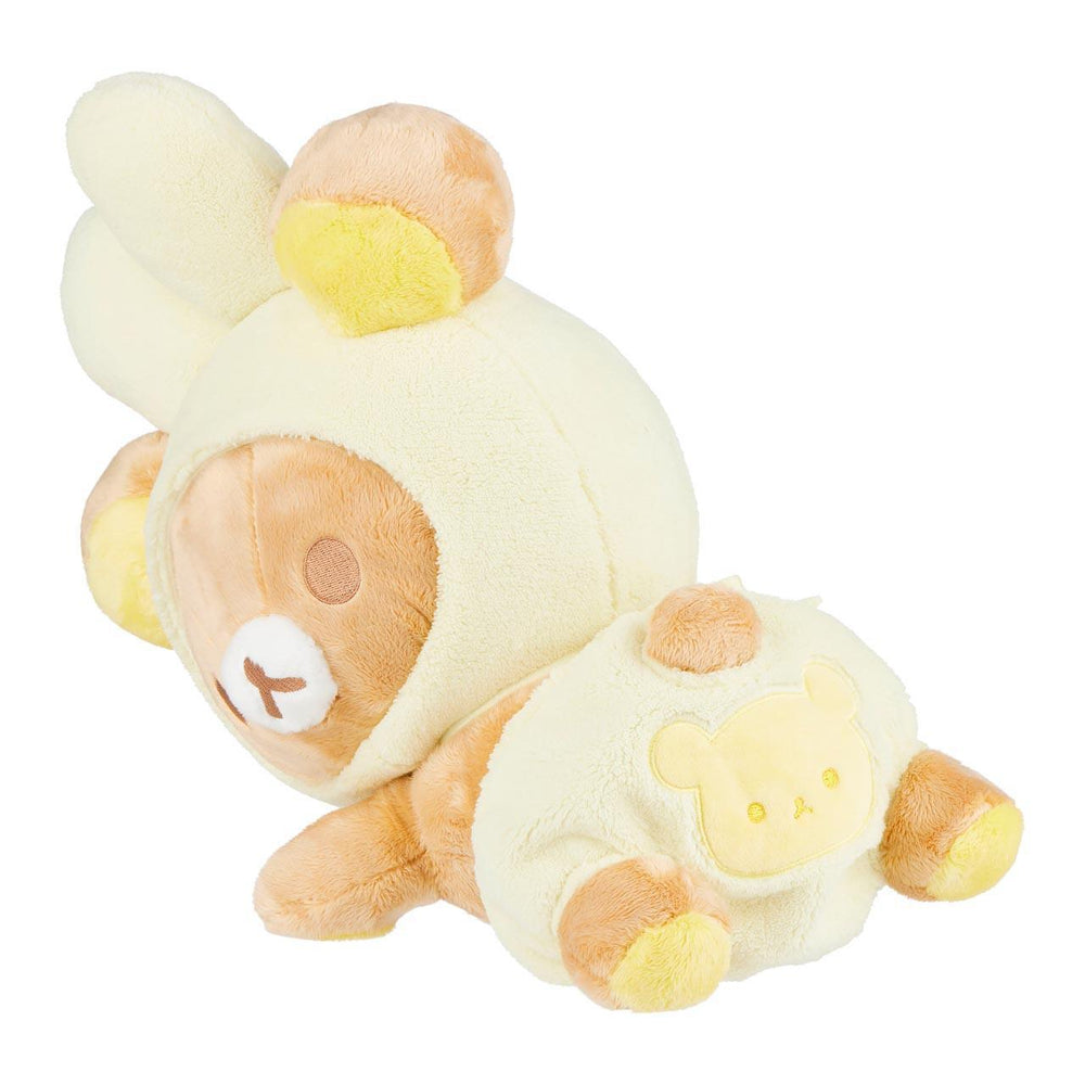 
                      
                        San-X Rilakkuma Bunny Laydown 日本San-X躺着的兔子套装轻松熊 Medium 12.5in
                      
                    