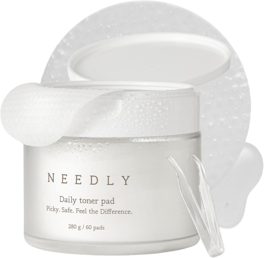 Needly Daily Toner Pad 妮德丽清透爽肤清洁补水棉片 60pads