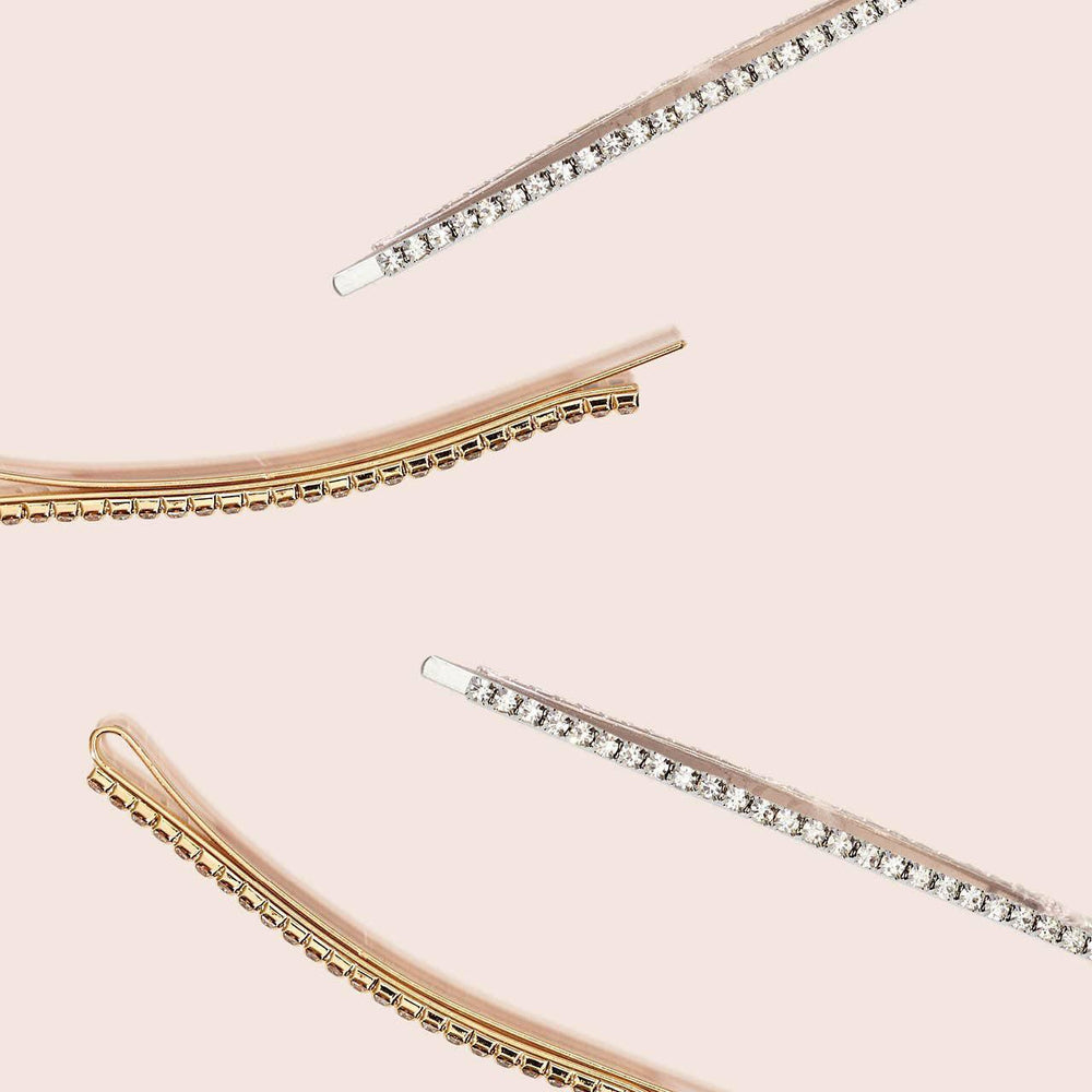 
                      
                        Kitsch Metal Rhinestone Extra Long Bobby Pins 金属水钻超长发夹 4pc Set
                      
                    