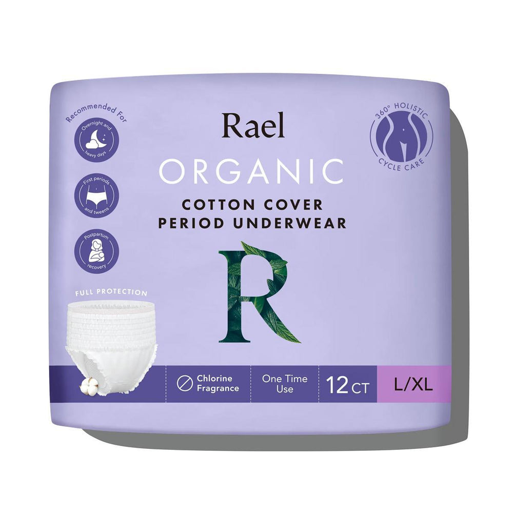 
                      
                        Rael Organic Cotton Disposable Period Underwear 蕊友女士有机棉一次性经期内裤
                      
                    