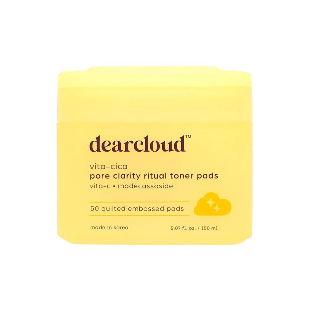 Dearcloud Vita-Cica Pore Clarity Ritual Toner Pads 韩国Dearcloud维生素C毛孔清洁爽肤棉 150mL