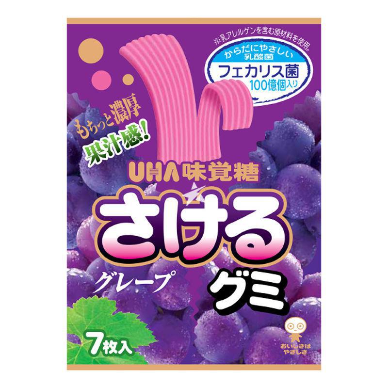 
                      
                        UHA Mikakuto Sakeru Gummy 悠哈手撕橡皮糖
                      
                    