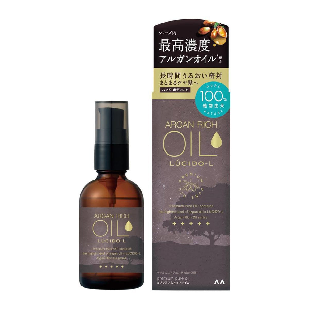 Mandom Lucido-L premium Pure Oil 漫丹俪诗朵优质摩洛哥坚果油护发精华 60mL