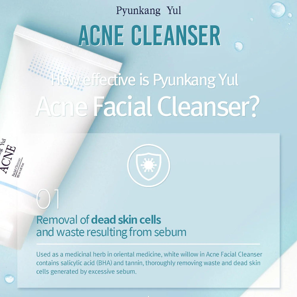 
                      
                        Pyunkang Yul ACNE Facial Cleanser 扁康率祛痘洁面乳120mL
                      
                    