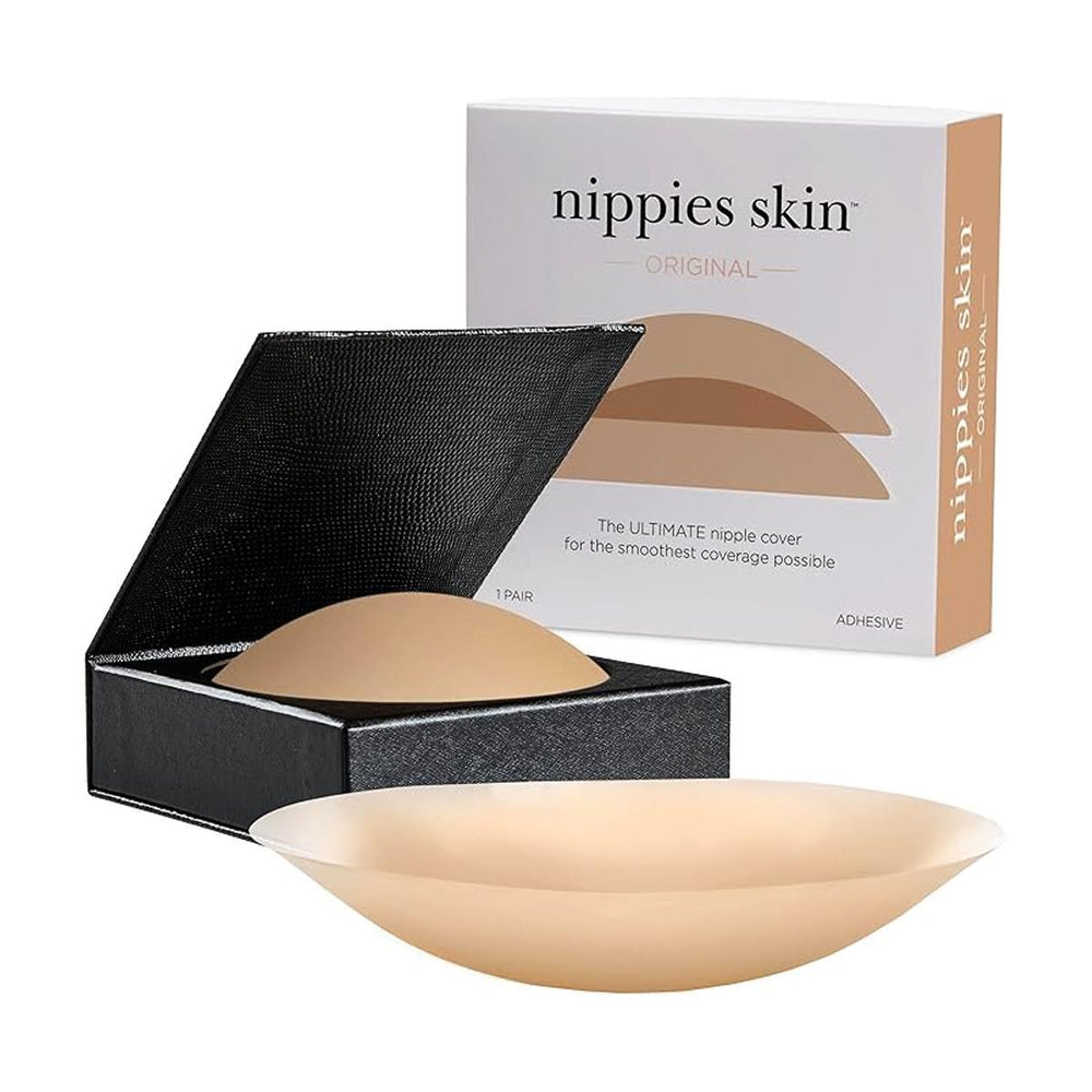 Nippies Skin Adhesive Nipple Covers With Extra Coverage 女士加厚超强覆盖型皮肤粘性硅胶乳贴