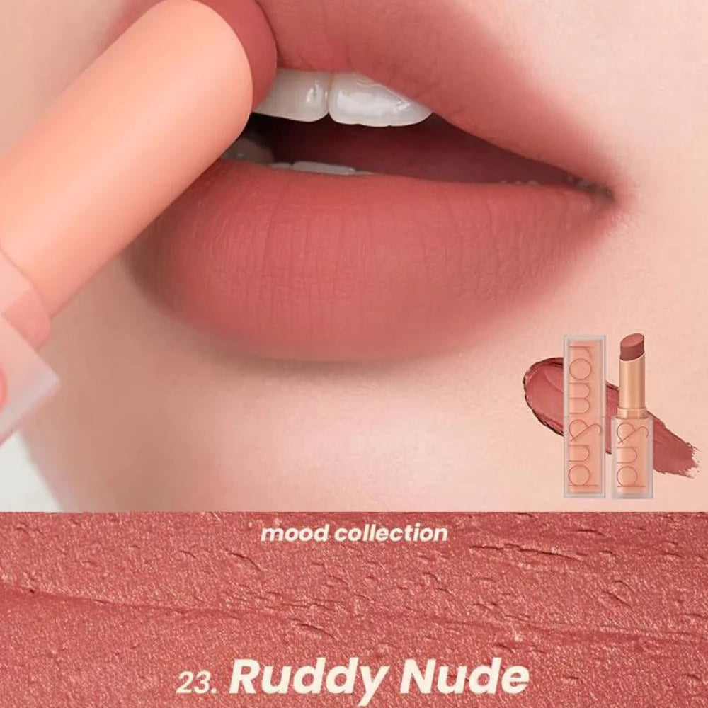 
                      
                        Rom&nd Zero Matte Lipstick 柔魅得雾面哑光丝绒口红
                      
                    