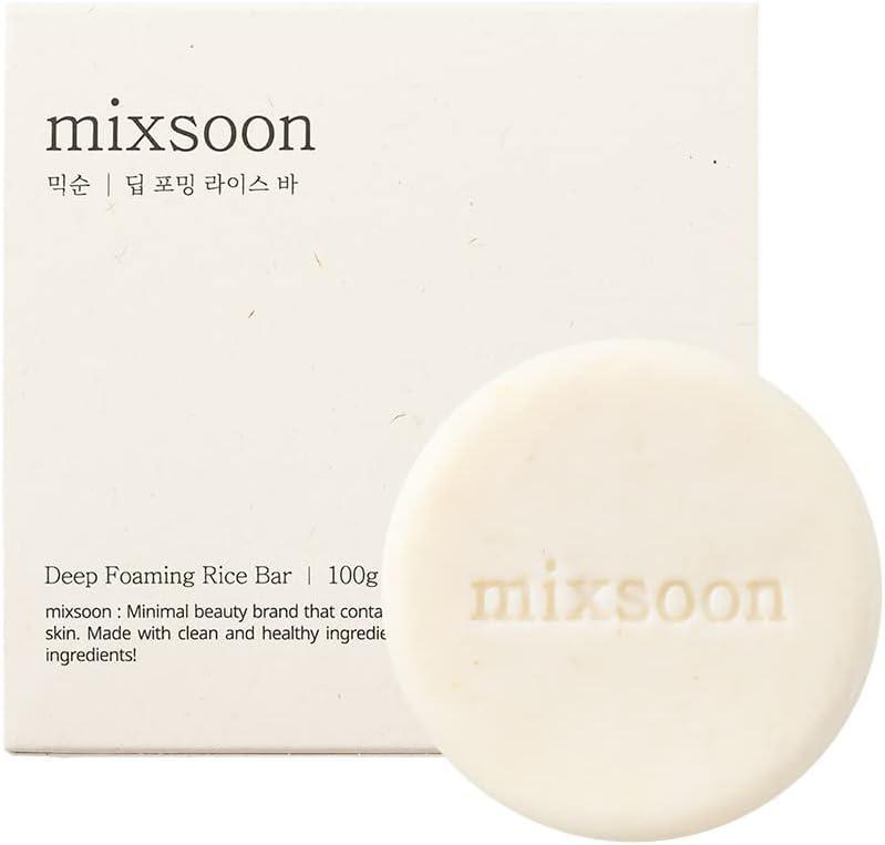 
                      
                        Mixsoon Deep Foaming Rice Bar 韩国深层清洁控油补水白米皂 100g
                      
                    