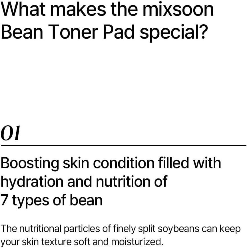 
                      
                        Mixsoon Bean Toner Pad 70 Sheets 韩国Mixsoon深层滋润保湿片 280mL
                      
                    