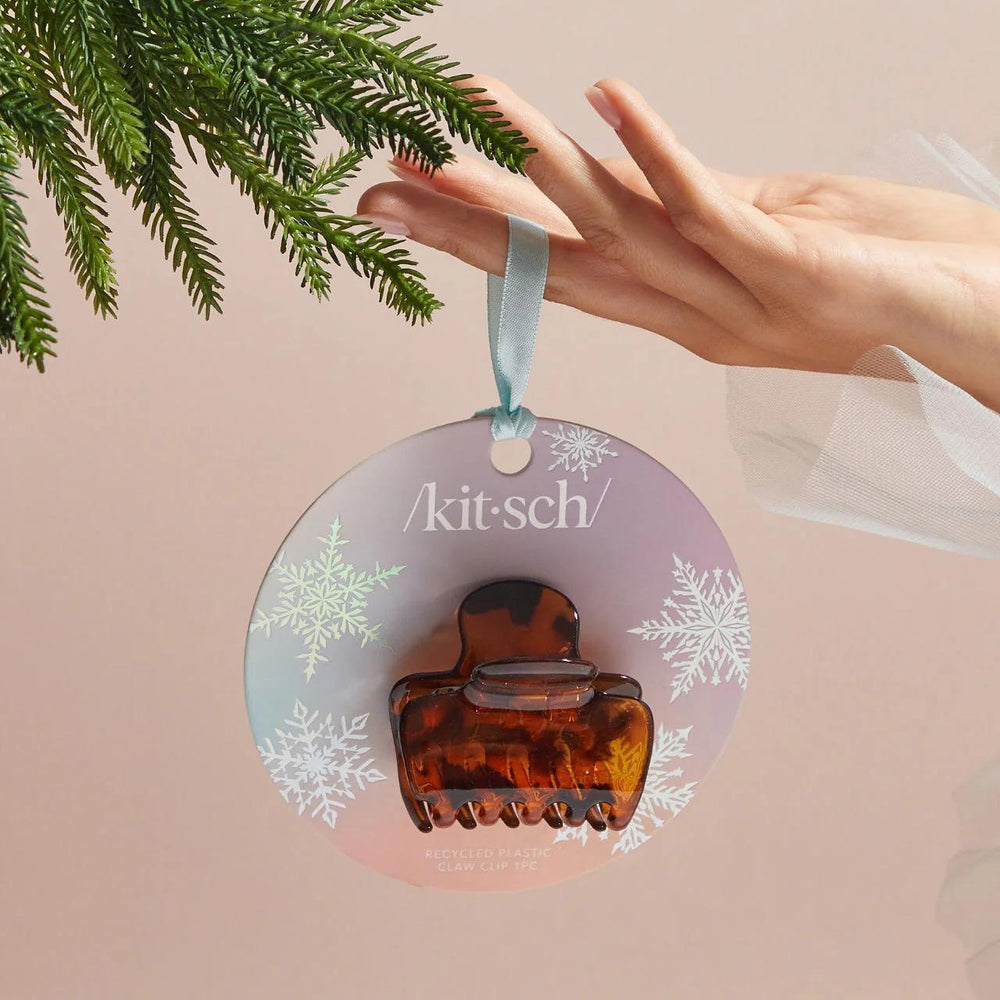 
                      
                        Kitsch Holiday Recycled Plastic Claw Clip 玳瑁色塑料发夹 1pc
                      
                    