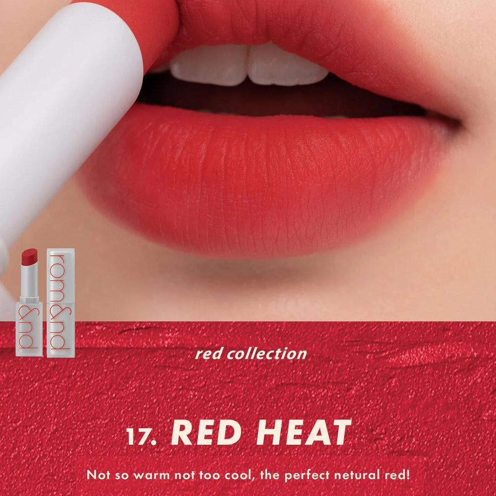 
                      
                        Rom&nd Zero Matte Lipstick 柔魅得雾面哑光丝绒口红
                      
                    
