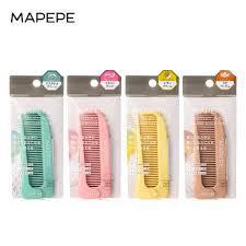 Mapepe Folding Pocket Comb Macaron 便携折叠梳子刘海细节梳