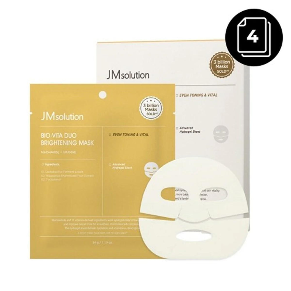 
                      
                        JMsolution Bio-Vita Duo Brightening Mask 肌司研水凝胶亮白面膜 4ea
                      
                    