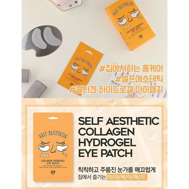 
                      
                        G9SKIN Self Aesthetic Collagen Hydrogel Eye 自主美容胶原蛋白水凝胶眼贴 5片
                      
                    