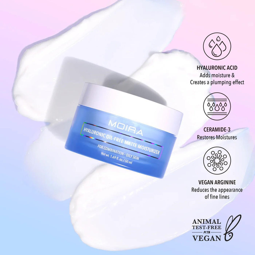 
                      
                        MOIRA Hyaluronic Oil Free Matte Moisturizer 透明质酸无油哑光保湿面霜 50mL
                      
                    