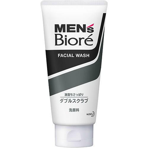 KAO BIORE Mens Double Scrub Face Wash 深层磨砂洁面