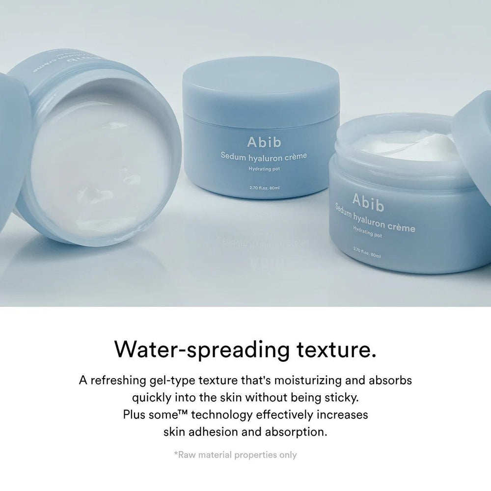 
                      
                        Abib Sedum Hyaluron Cream Hydrating Pot 阿彼芙透明质酸沁润保湿面霜 80mL
                      
                    
