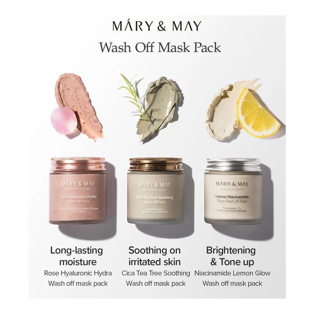 Mary&May Wash off Pack 媄茵雅焕颜涂抹面膜 125g