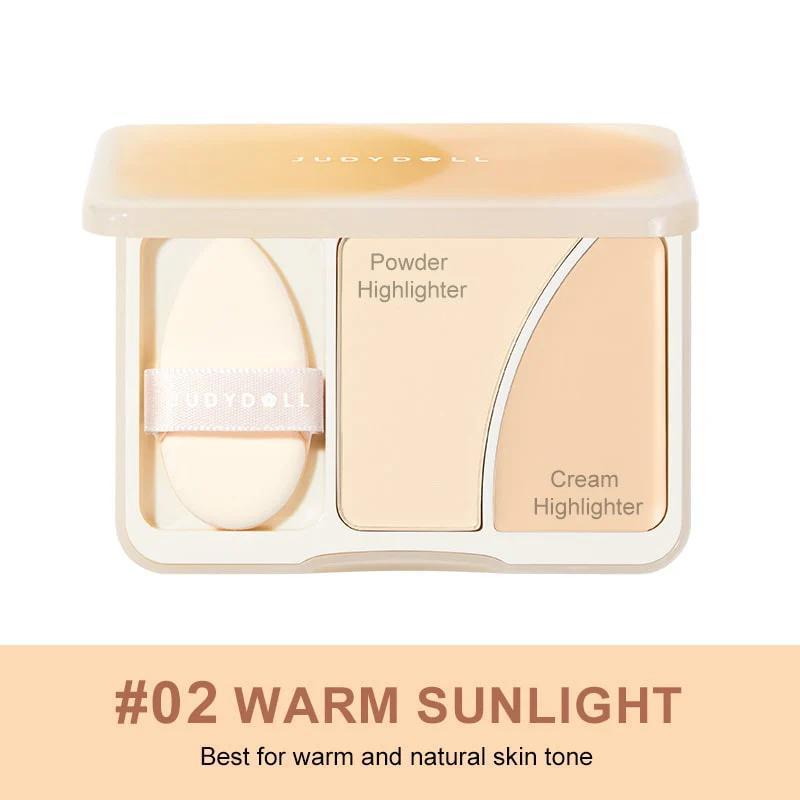 
                      
                        Judydoll Dual-Combo Highlighter Palette 橘朵双色高光调色盘
                      
                    
