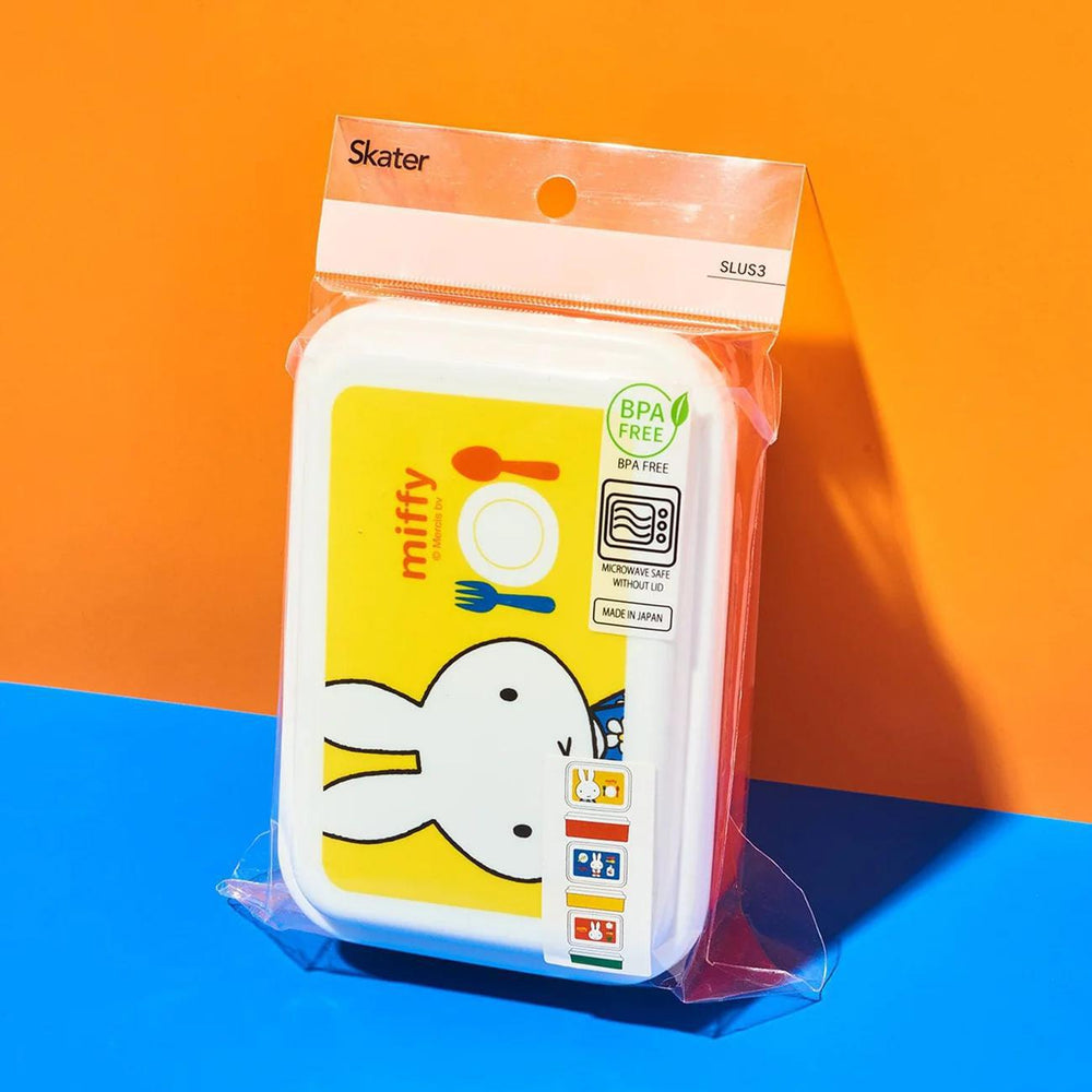 
                      
                        Skater Miffy Food Container 3pc Set 斯凯达米菲食品容器便当午餐盒3件套
                      
                    