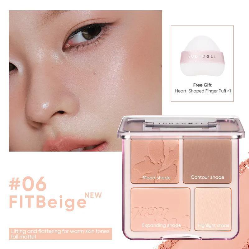 
                      
                        Judydoll 2 in 1 Blush Highlight Palette 橘朵二合一腮红高光盘
                      
                    