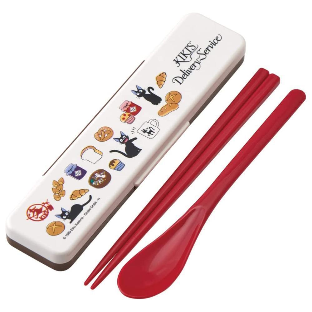 
                      
                        Skater Studio Ghibli Kiki's Delivery Service Chopsticks & Spoon With Case 吉卜力工作室魔女宅急便系列便携式餐具筷子勺子
                      
                    